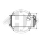 Condensatore Climatizzatore Mazda 6 Berl./Station wagon 07-12 (Cod. D-DCC1234)