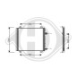 Condensatore Climatizzatore Renault Twingo 93-98 (Cod. D-DCC1328)