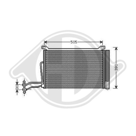 Condensatore Climatizzatore BMW Mini (R50/52/53) 01-06 (Cod. D-DCC1564)