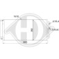 Condensatore Climatizzatore BMW serie 1 (F20/F21) 11-15 (Cod. D-DCC1576) Condensatore Climatizzatore BMW serie 1 (F20/F21) 11-15 (Cod. D-DCC1576)