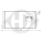 Condensatore Climatizzatore Ford C-Max 10-15 (Cod. D-DCC1642)