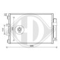 Condensatore Climatizzatore Ford Focus IV Berl./Station wagon (CB8) 11-14 (Cod. D-DCC1644)
