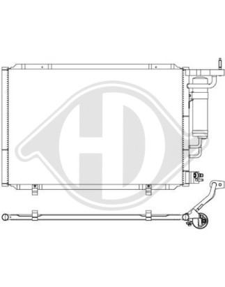Condensatore Climatizzatore Ford B-Max 12- (Cod. D-DCC1647)
