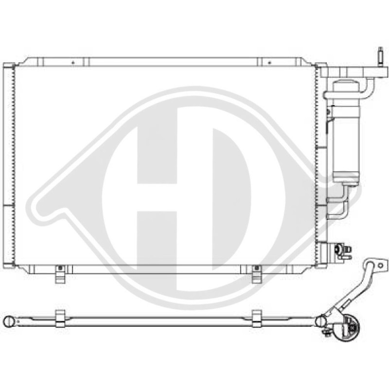 Condensatore Climatizzatore Ford B-Max 12- (Cod. D-DCC1647)