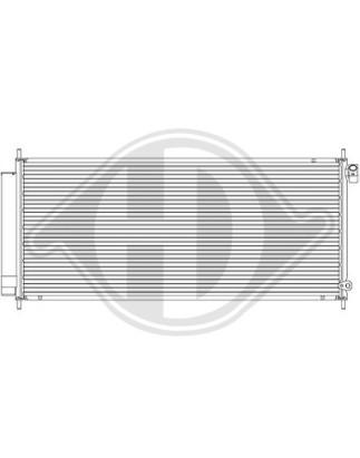 Condensatore Climatizzatore Honda Jazz 02-08 (Cod. D-DCC1656)