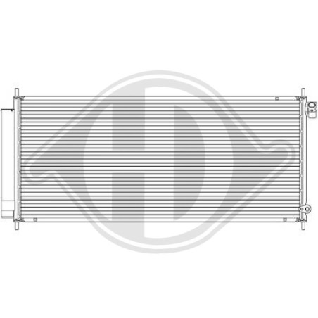 Condensatore Climatizzatore Honda Jazz 02-08 (Cod. D-DCC1656)