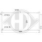 Condensatore Climatizzatore Honda Civic (FK) 12-16 (Cod. D-DCC1667)