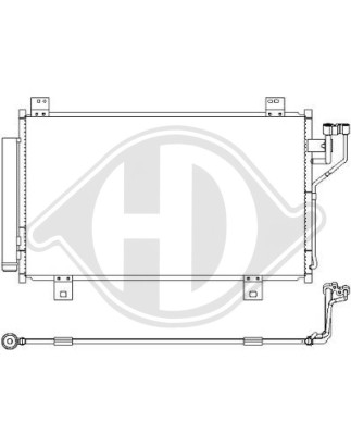 Condensatore Climatizzatore Mazda 3 berlina 13-16 (Cod. D-DCC1678)