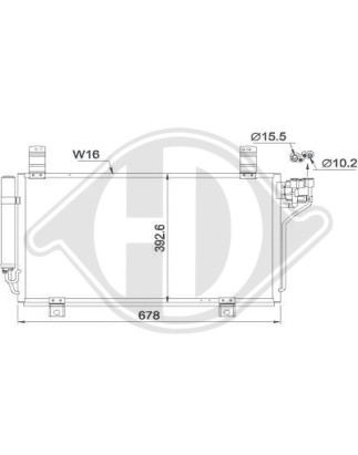 Condensatore Climatizzatore Mazda CX-5 12-17 (Cod. D-DCC1680)