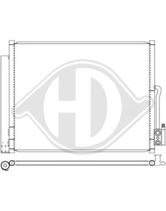 Condensatore Climatizzatore Opel Meriva 11-14 (Cod. D-DCC1739)