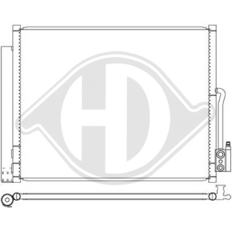 Condensatore Climatizzatore Opel Meriva 11-14 (Cod. D-DCC1739)