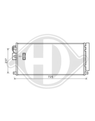 Condensatore Climatizzatore Chevrolet/Daewoo Trax 13- (Cod. D-DCC1744)