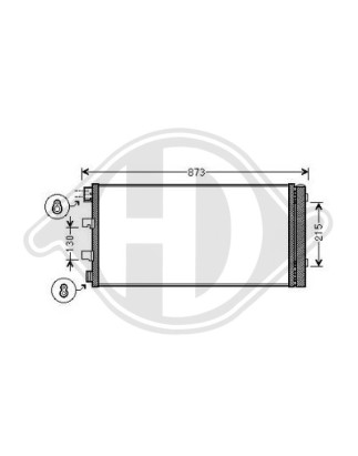 Condensatore Climatizzatore Nissan NV 400 11- (Cod. D-DCC1772)