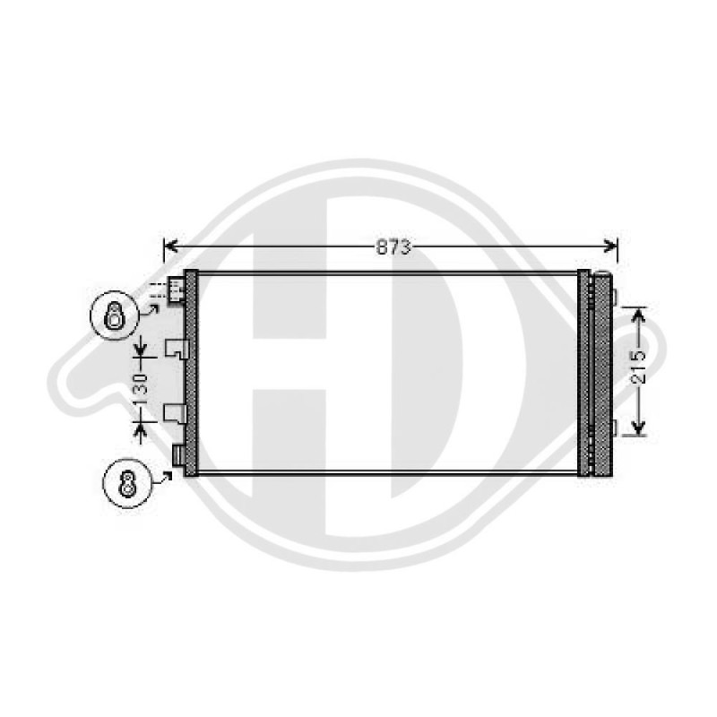 Condensatore Climatizzatore Nissan NV 400 11- (Cod. D-DCC1772)