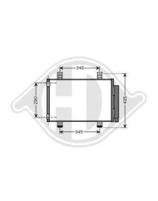 Condensatore Climatizzatore Suzuki Swift 05-10 (Cod. D-DCC1787)
