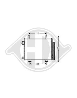 Condensatore Climatizzatore Nissan Pixo 09- (Cod. D-DCC1791)
