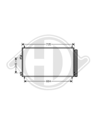 Condensatore Climatizzatore Toyota RAV 4 06-10 (Cod. D-DCC1821)