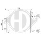Condensatore Climatizzatore Chevrolet/Daewoo Spark 10-15 (Cod. D-DCC1886) Condensatore Climatizzatore Chevrolet/Daewoo Spark 10-15 (Cod. D-DCC1886)