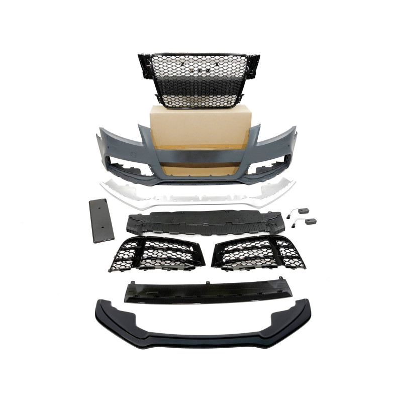 Paraurti Anteriore Audi A5 Coupe / Sportback 2007-2012 Look RS5 Spoiler Anteriore (Cod. E-TCA0101029