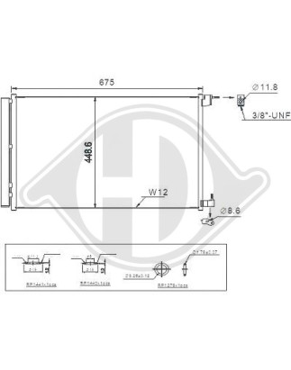 Condensatore Climatizzatore Mercedes classe C Berl./Station wagon W205 1.14-7.18 (Cod. D-DCC1963)