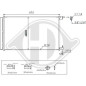 Condensatore Climatizzatore Mercedes classe C Berl./Station wagon W205 1.14-7.18 (Cod. D-DCC1963)
