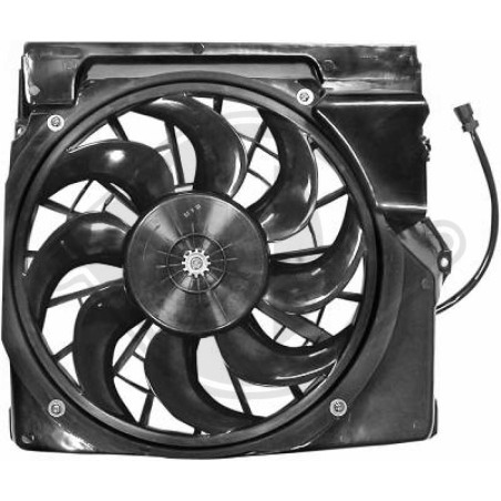 Ventola Condensatore climatizzatore BMW serie 3 Coupe/Cabrio (E36) 90-99 (Cod. D-DCL1006)
