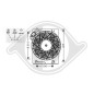 Ventola Condensatore climatizzatore Opel Astra G 97-04 (Cod. D-DCL1020)