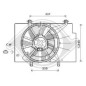 Ventola Raffreddamento motore Ford Fiesta 08-12 (Cod. D-DCL1108)