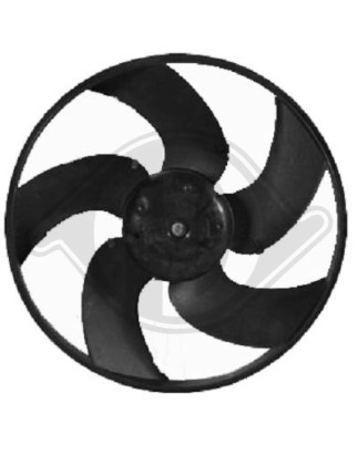 Ventola Raffreddamento motore Peugeot 206+Plus 09-13 (Cod. D-DCL1166)