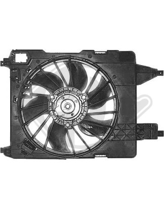 Ventola Raffreddamento motore Renault Megane II 02-05 (Cod. D-DCL1177)
