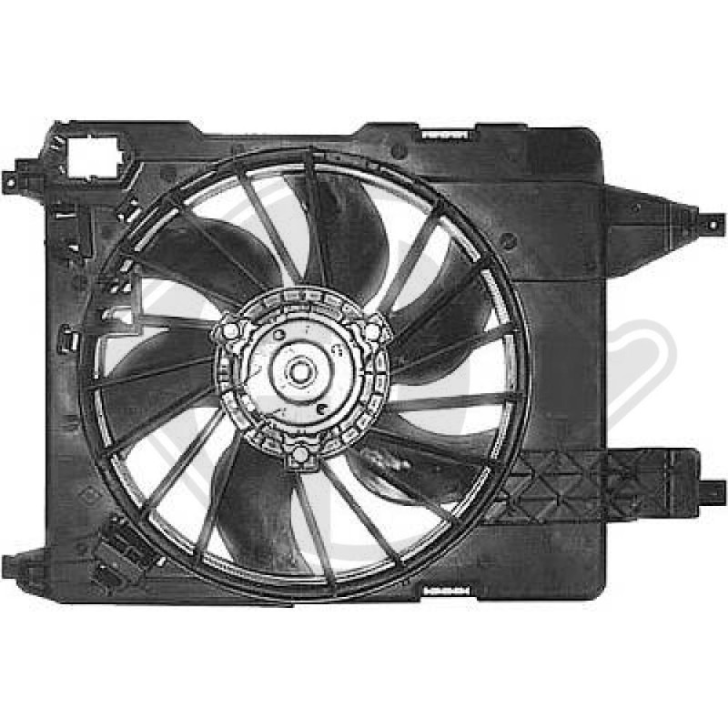 Ventola Raffreddamento motore Renault Megane II 02-05 (Cod. D-DCL1177)