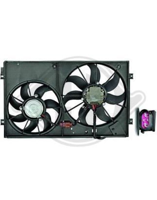 Ventola Raffreddamento motore Audi A3 03-05 (Cod. D-DCL1231)