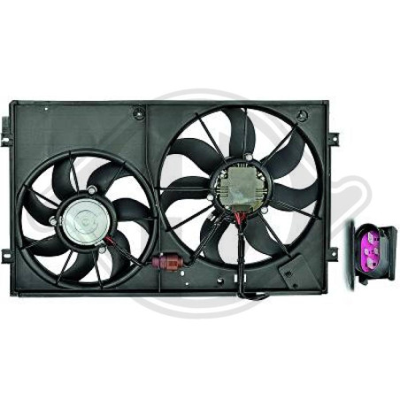 Ventola Raffreddamento motore Audi A3 03-05 (Cod. D-DCL1231)