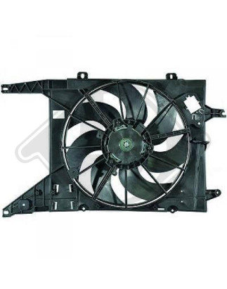Ventola Raffreddamento motore Dacia Logan Berlina/Station wagon MCV Pickup 08-13 (Cod. D-DCL1239)
