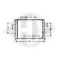 Radiatore Raffreddamento motore Alfa Romeo 156 03-05 (Cod. D-DCM1347)