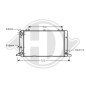 Radiatore Raffreddamento motore Audi 80 Berl/Avant (B4) 91-96 (Cod. D-DCM1427)
