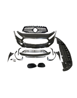 Paraurti Anteriore Mercedes W177 / V177 Look A45 S Diamond II (Cod. E-TCM02451182)