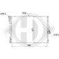 Radiatore Raffreddamento motore BMW X3 (E83) 03-06 (Cod. D-DCM1571)