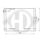 Radiatore Raffreddamento motore BMW serie 7 (F01) 08-15 (Cod. D-DCM1595)