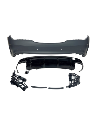  Paraurti Posteriore Mercedes W117 2013-2018 LCI 4P / SW Look AMG A45 (Cod. E-TCM0198)