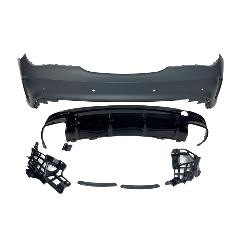  Paraurti Posteriore Mercedes W117 2013-2018 LCI 4P / SW Look AMG A45 (Cod. E-TCM0198)