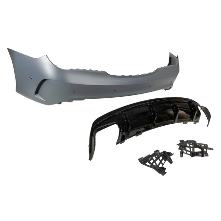  Paraurti Posteriore Mercedes W117 2013-2018 LCI 4P / SW Look AMG A45 (Cod. E-TCM0198)