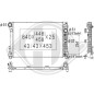 Radiatore Raffreddamento motore Mercedes classe C W204 07-11 (Cod. D-DCM2422)