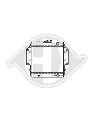 Radiatore Raffreddamento motore Suzuki SJ410/413/Samurai/Santana 81-95 (Cod. D-DCM3058)