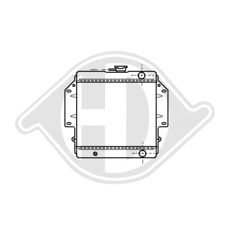 Radiatore Raffreddamento motore Suzuki SJ410/413/Samurai/Santana 81-95 (Cod. D-DCM3058)