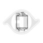 Radiatore Raffreddamento motore Peugeot 107 05-12 (Cod. D-DCM3273)