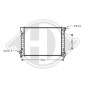 Radiatore Raffreddamento motore Seat Toledo 91-99 (Cod. D-DCM3382)