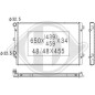 Radiatore Raffreddamento motore Audi TT Coupe/Cabrio 06-10 (Cod. D-DCM3442)