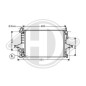 Radiatore Raffreddamento motore Volvo S80(TypT) 98-06 (Cod. D-DCM3506)