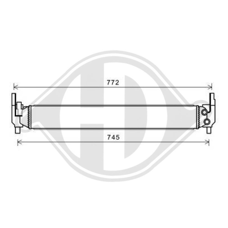 Radiatore Raffreddamento motore Audi A1 10-15 (Cod. D-DCM3827)
